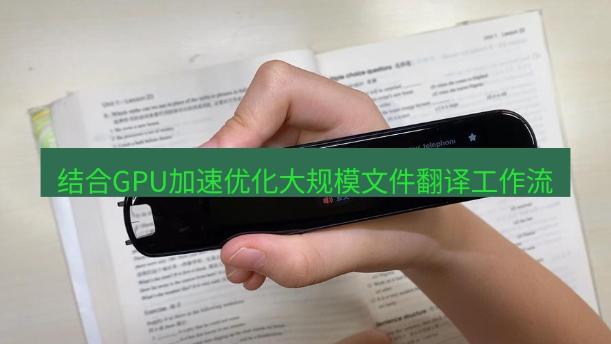 有道翻译桌面端 结合GPU加速优化大规模文件翻译工作流