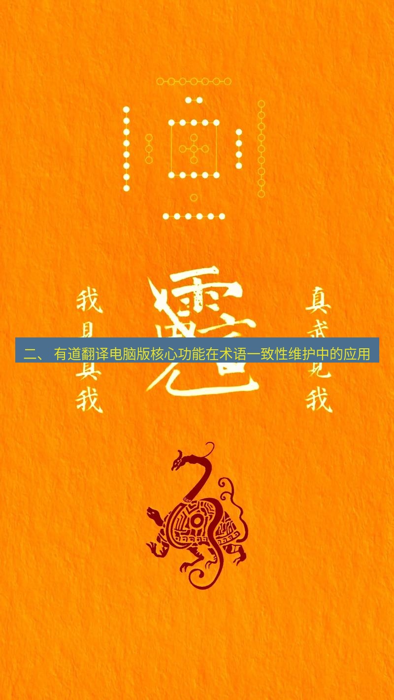 有道翻译桌面端 二、 有道翻译电脑版核心功能在术语一致性维护中的应用