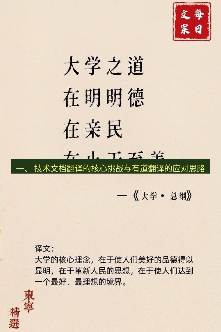 有道翻译桌面端 一、 技术文档翻译的核心挑战与有道翻译的应对思路