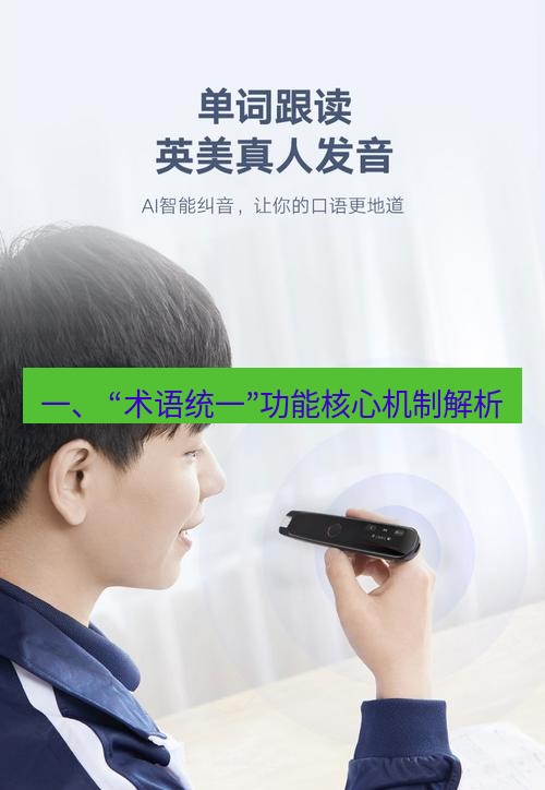 有道翻译桌面端 一、 “术语统一”功能核心机制解析