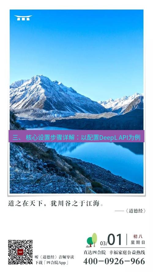 有道翻译桌面端 三、 核心设置步骤详解：以配置DeepL API为例