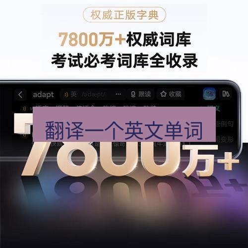 有道翻译桌面端 翻译一个英文单词