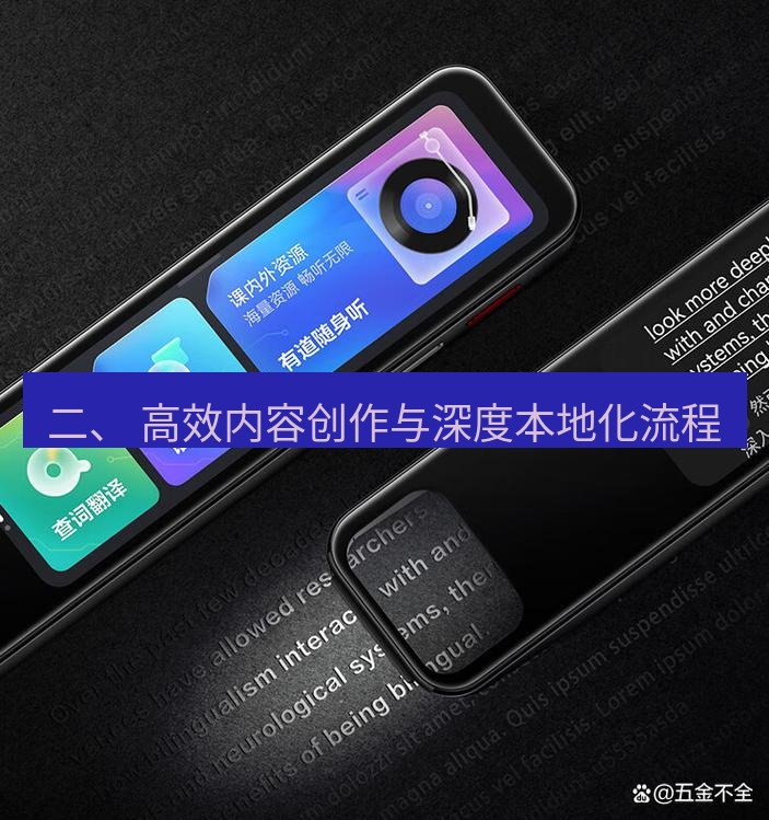 有道翻译桌面端 二、 高效内容创作与深度本地化流程