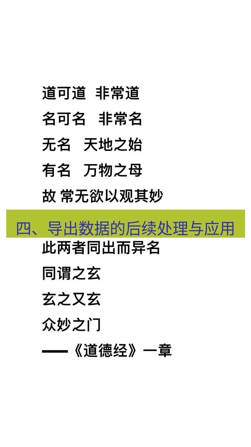 有道翻译桌面端 四、导出数据的后续处理与应用