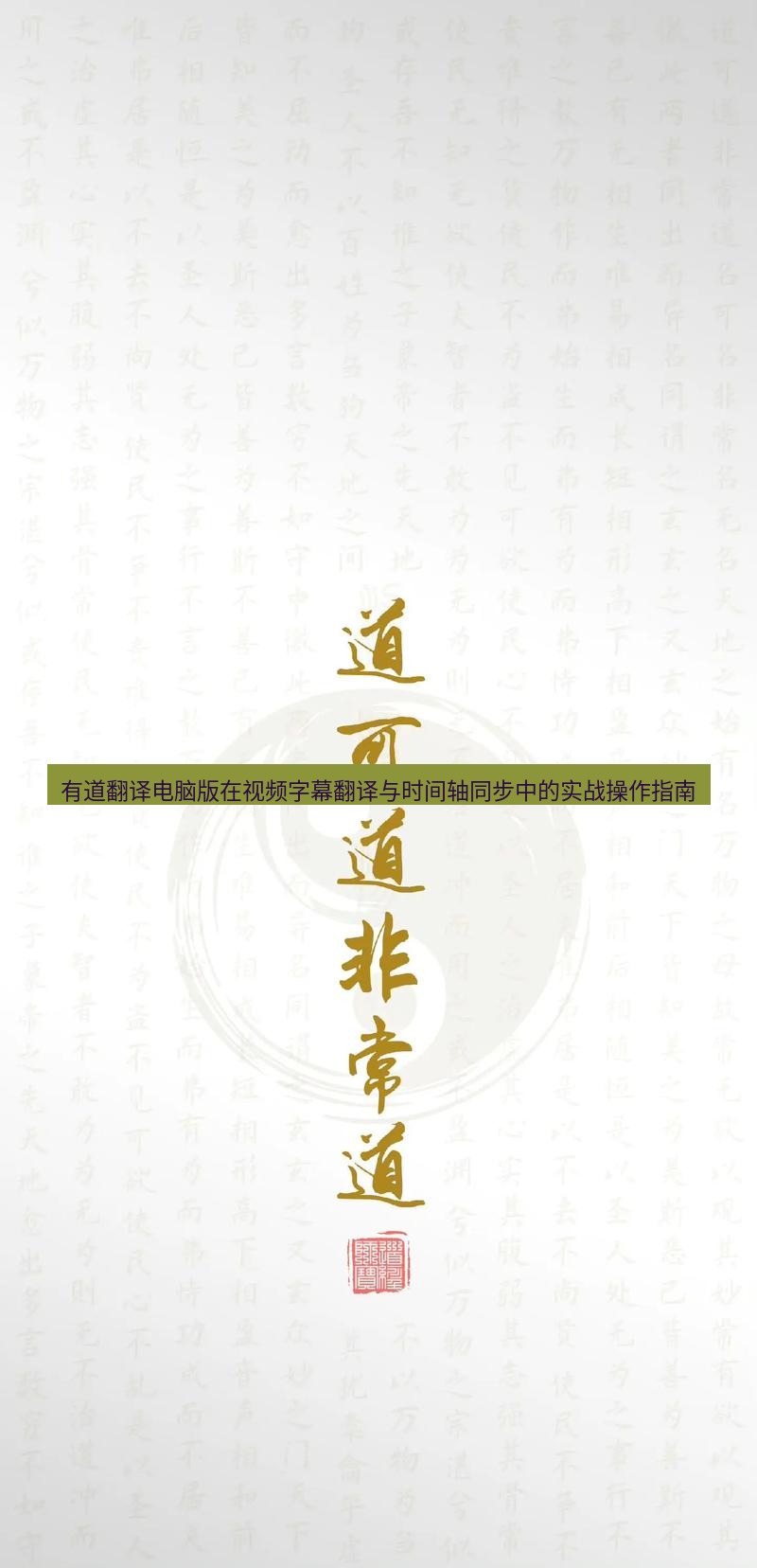 有道翻译桌面端 有道翻译电脑版在视频字幕翻译与时间轴同步中的实战操作指南