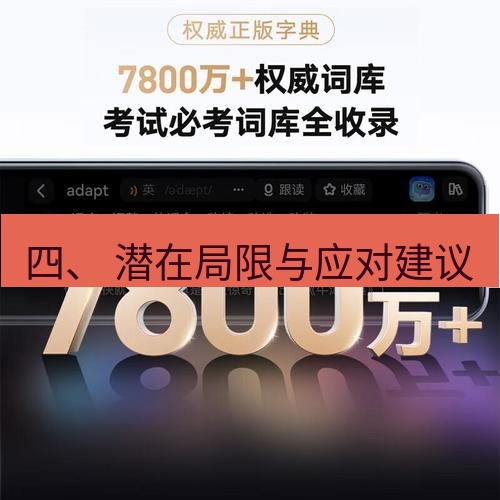 有道翻译桌面端 四、 潜在局限与应对建议