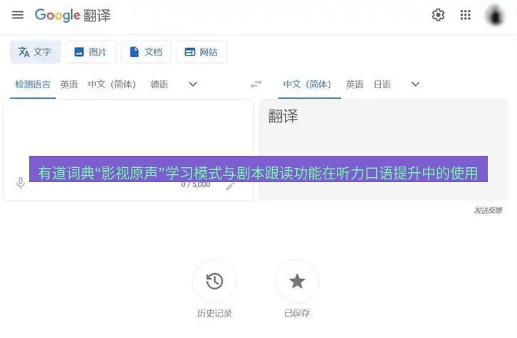 有道翻译桌面端 有道词典“影视原声”学习模式与剧本跟读功能在听力口语提升中的使用
