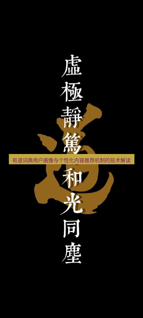 有道翻译桌面端 有道词典用户画像与个性化内容推荐机制的技术解读