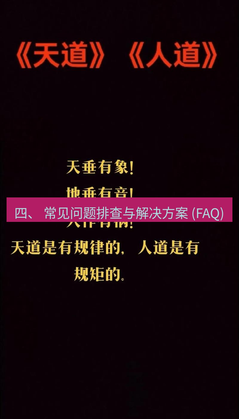 有道翻译桌面端 四、 常见问题排查与解决方案 (FAQ)