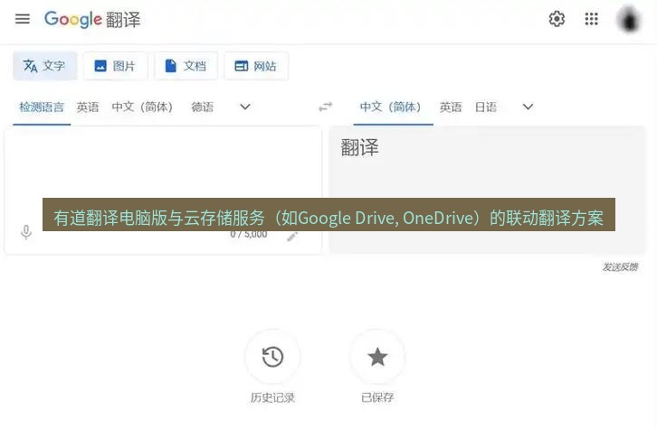 有道翻译桌面端 有道翻译电脑版与云存储服务（如Google Drive, OneDrive）的联动翻译方案